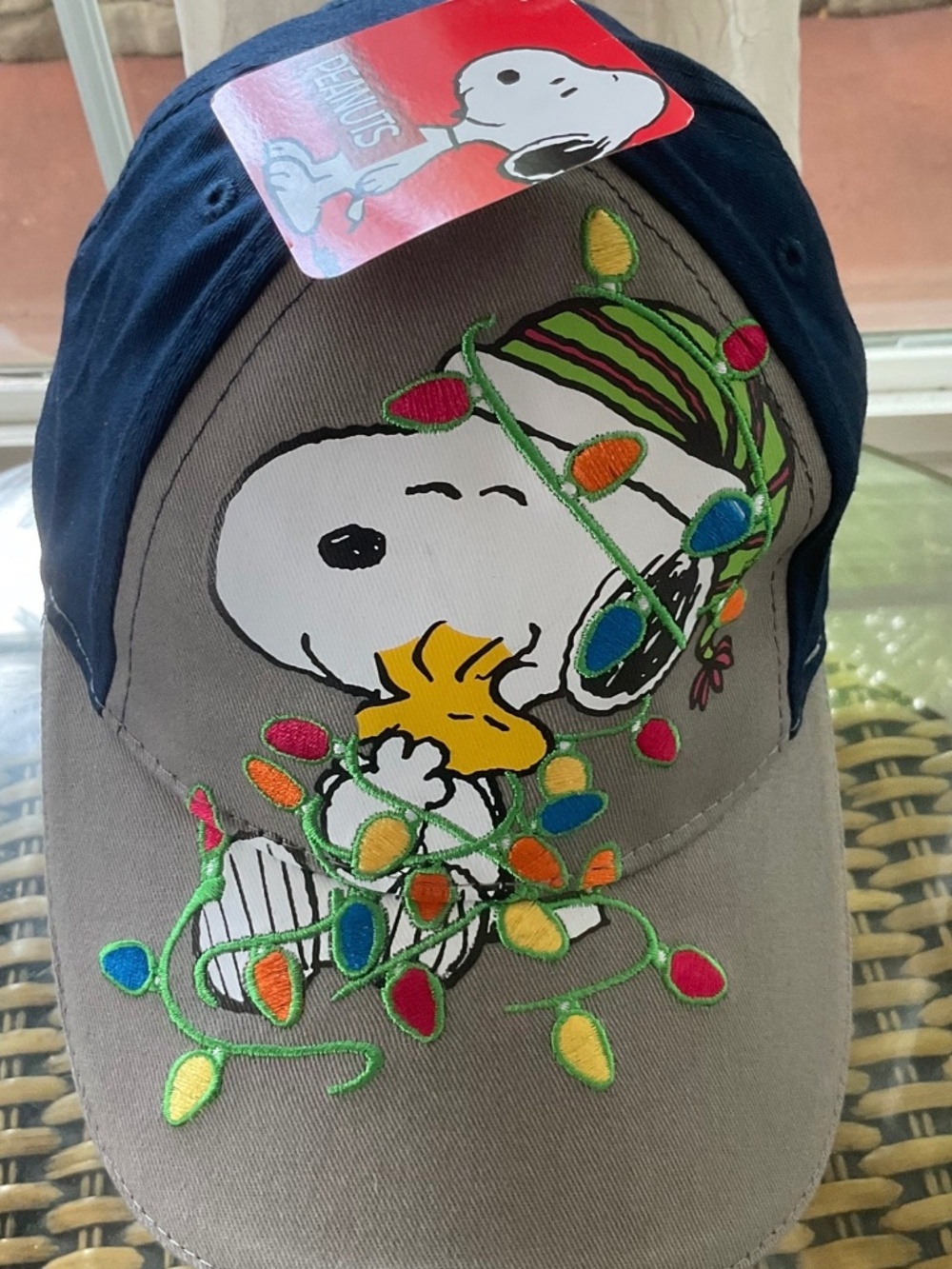 Peanuts Snoopy in Lights Boys Hat NWT